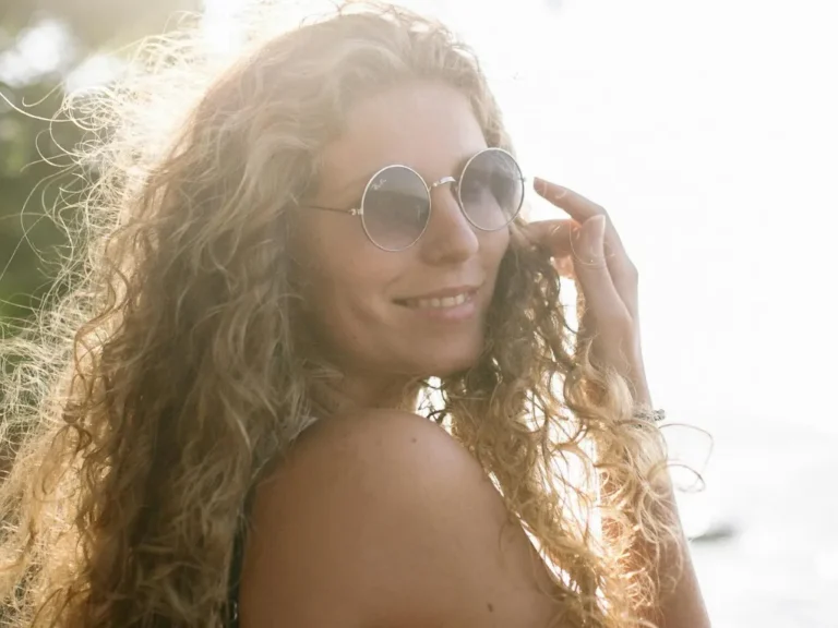 photo of a woman smiling